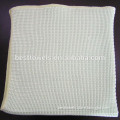 Knitted Plain white Honeycomb microfiber waffle towel